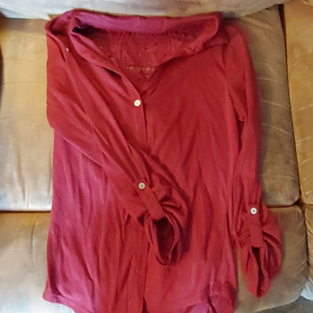 Maroon shirt